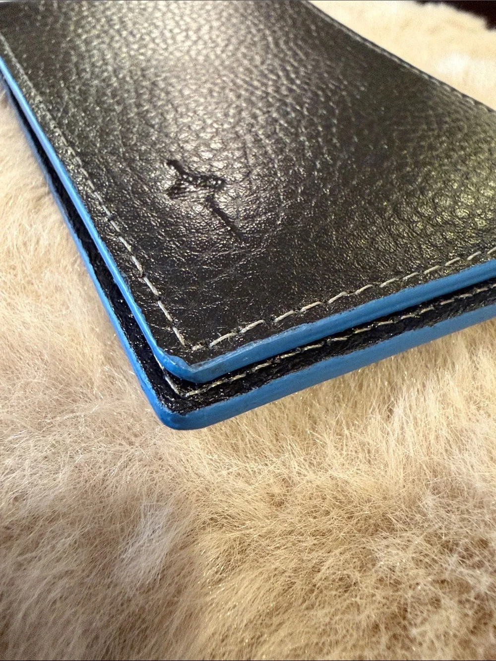 Buxton Black Leather RFID Card Holder Wallet